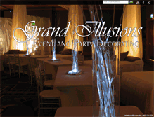 Tablet Screenshot of grandillusionsdecorating.com